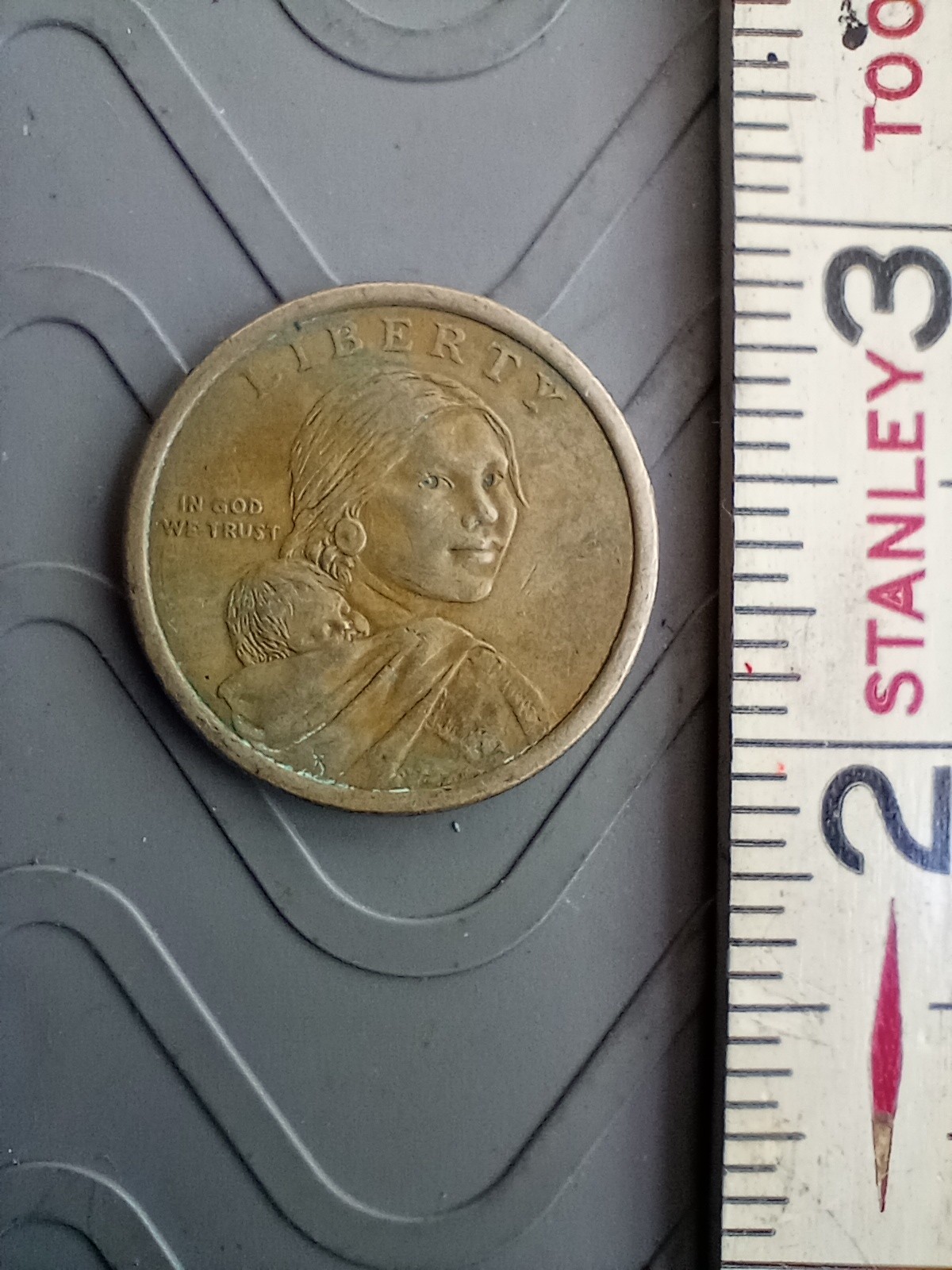 Native American Sacagawea Dollar No Date Error Coin Rare Wampanoag Treaty 1621