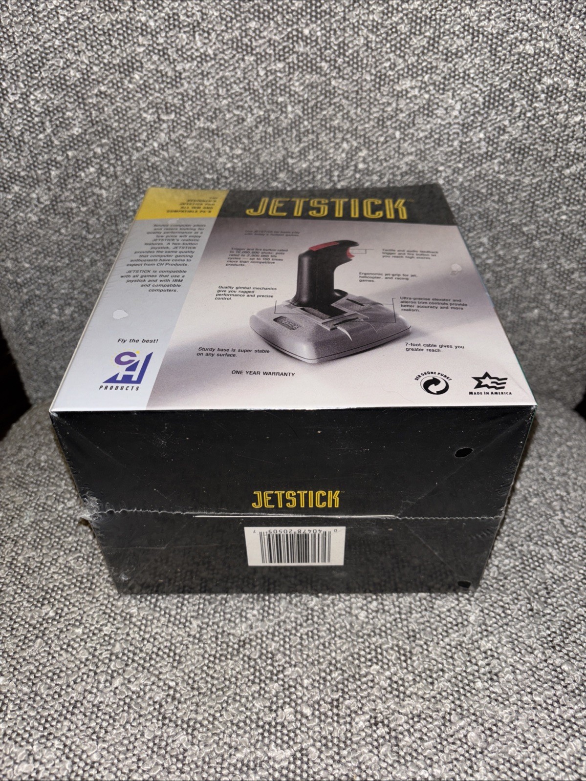 New & Sealed JS124 Vintage Joystick Controller Jetstick Computer IBM PC 200-505
