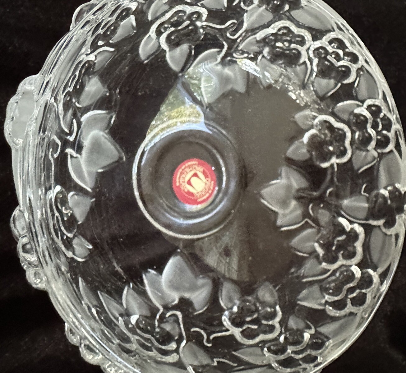 Vintage Wathlerglas Covered Compote