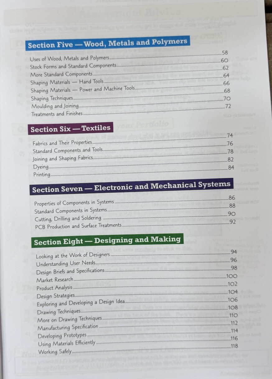 CGP GCSE AQA (Grade 9-1) Design and Technology revision guide