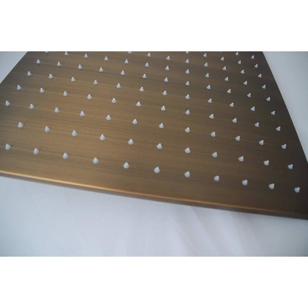 24" Square Ceiling Mount Rainfall Shower Head