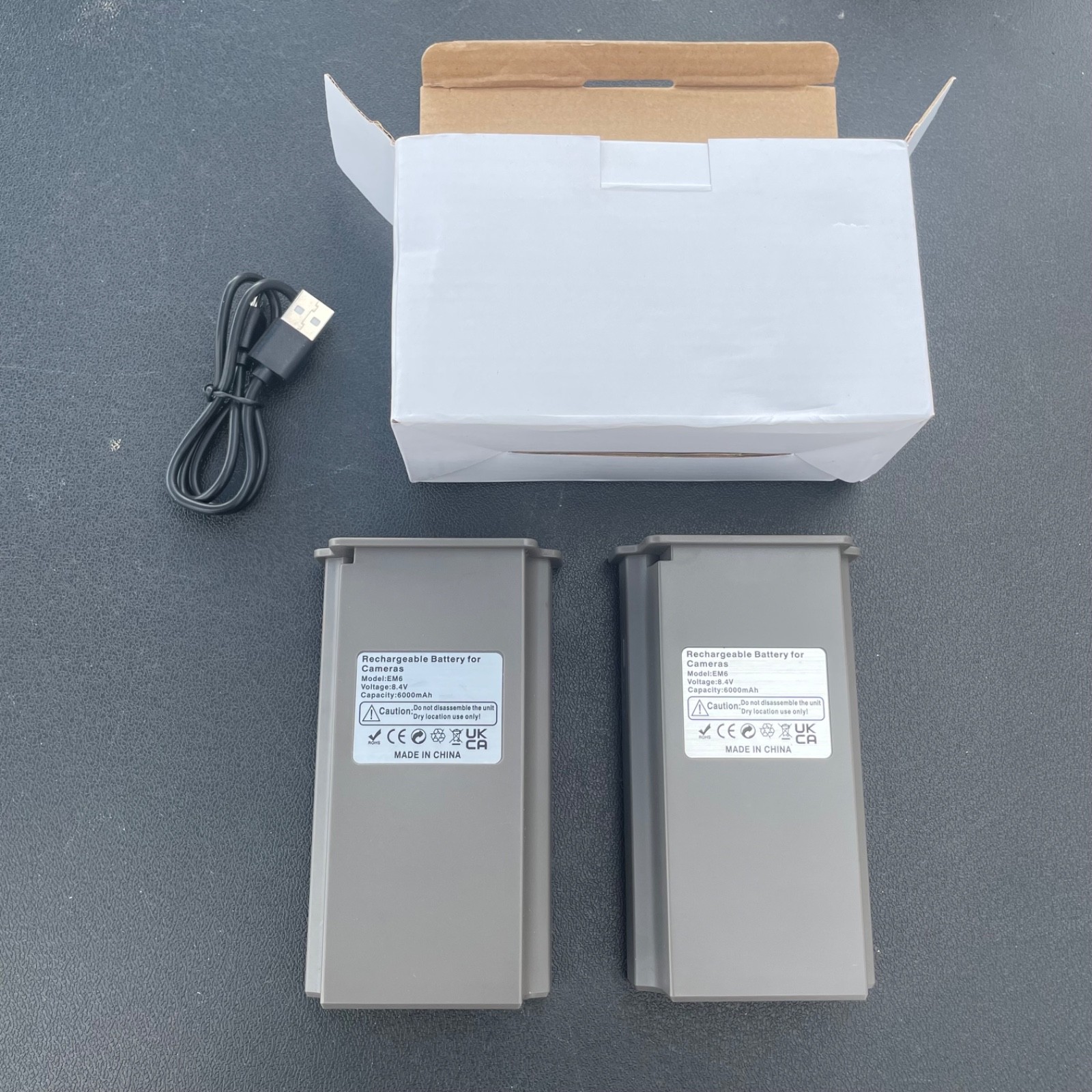 2 Pack New Rechargeable Battery Pack for Trail Cameras