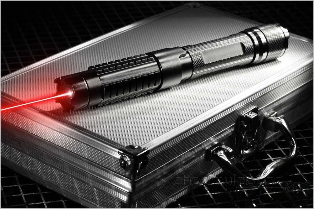 LMX6R Adjustable Focus Red Laser Pointer Pen 638nm Visible Beam Charger+Case