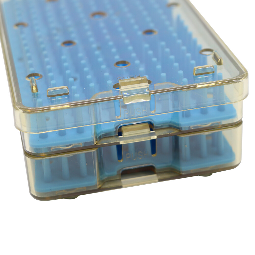 Double layer surgical box surgical tray sterilization case box with mat PPSU