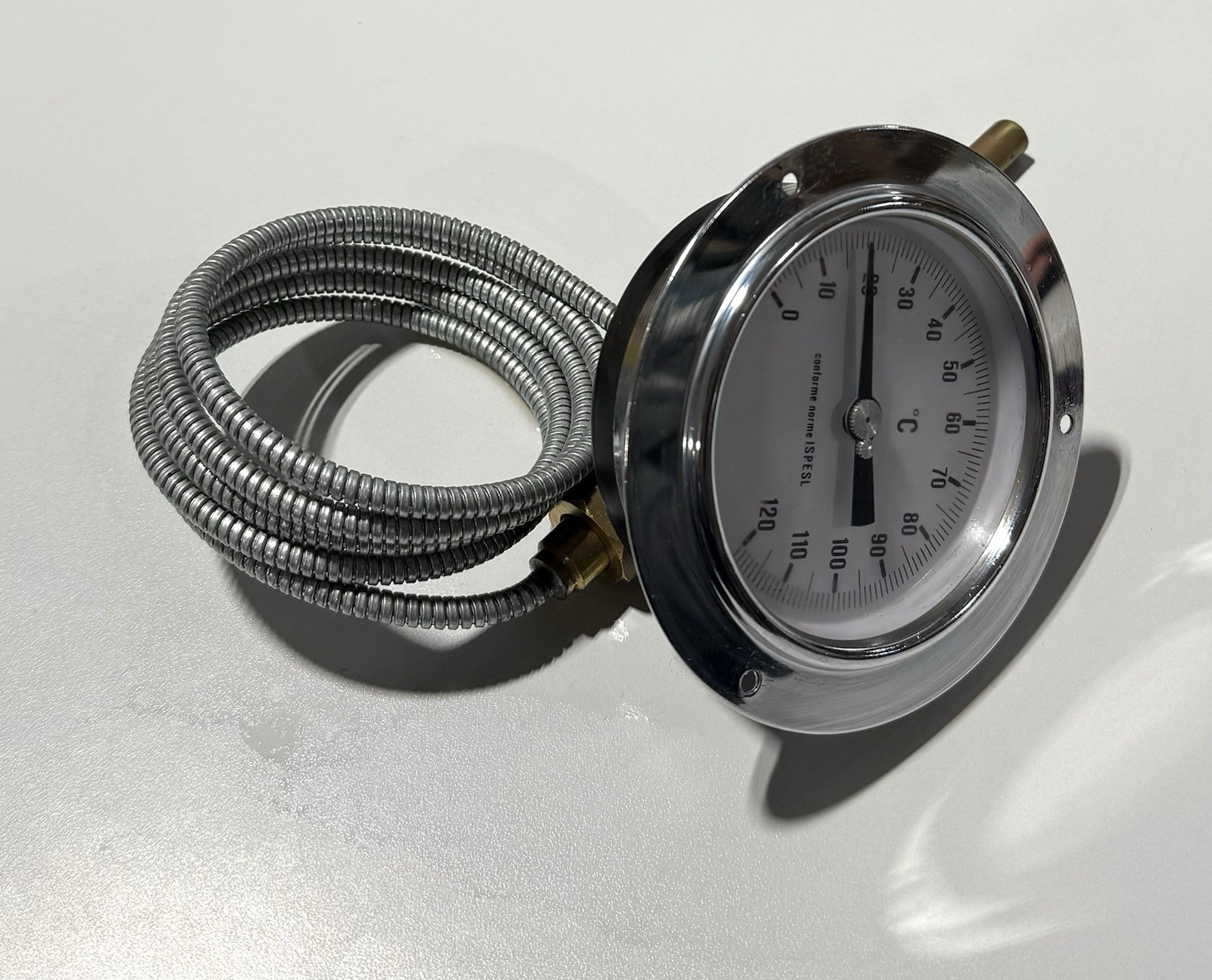 Bart Model 125 Inert Gas Thermometer 0-120 C 100mm Face *NEW OLD STOCK*