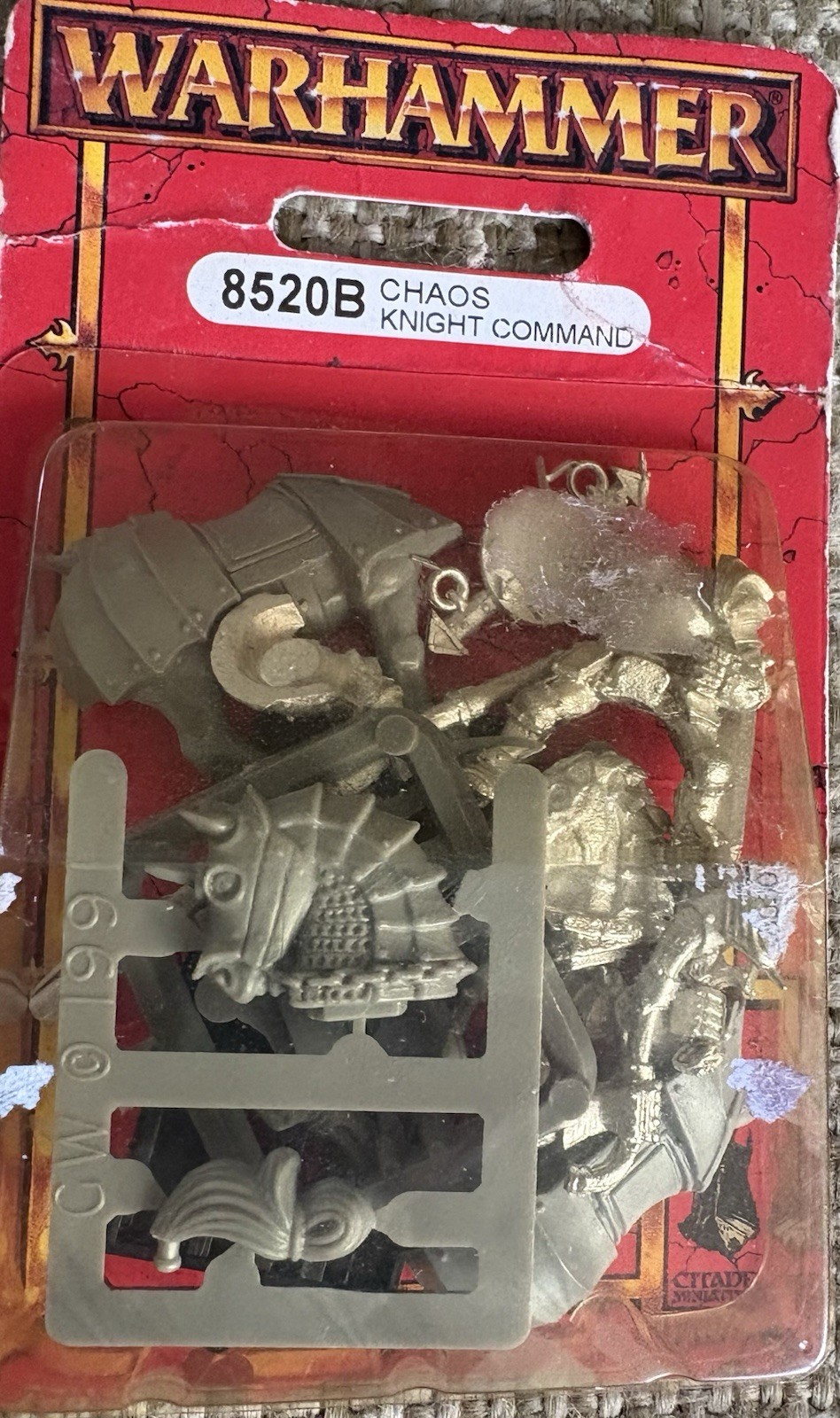 Warhammer 8250B Chaos Knight Command NIB Metal