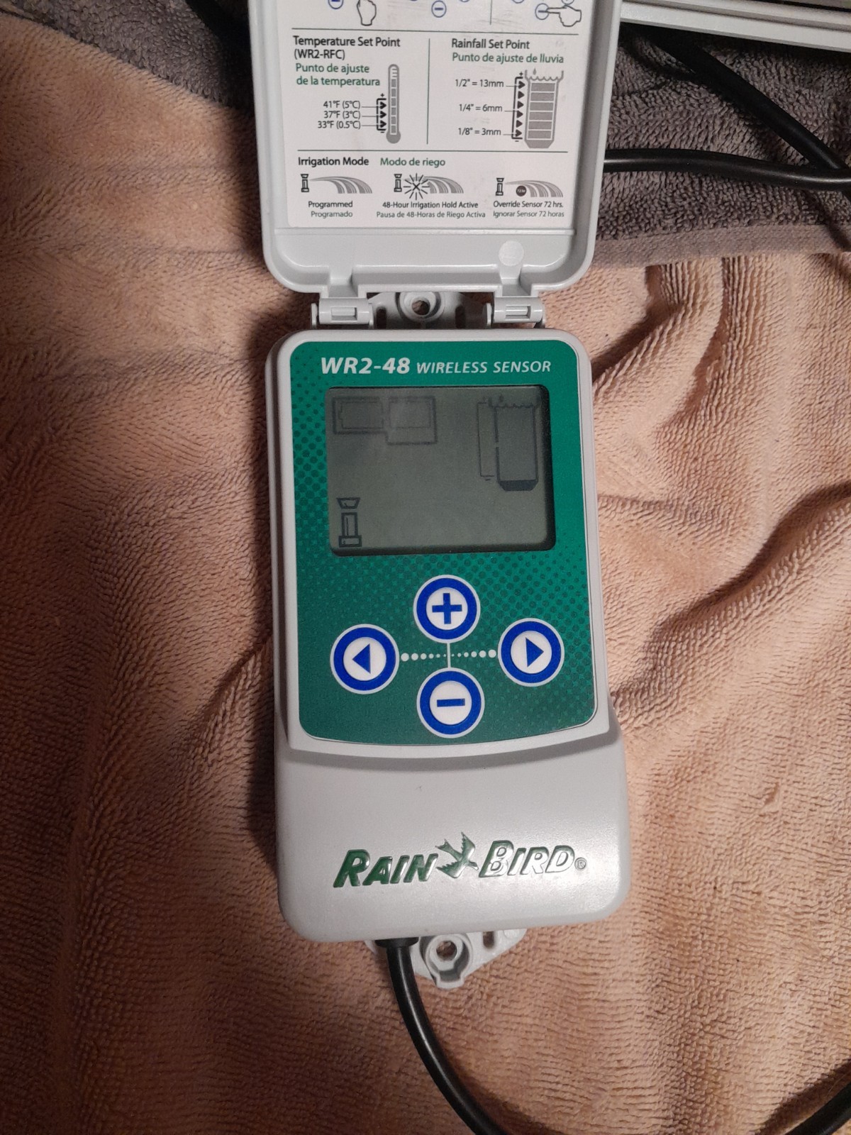 Rain Bird ESP-SMTe Sprinkler Controller With WR2-48 Sensor