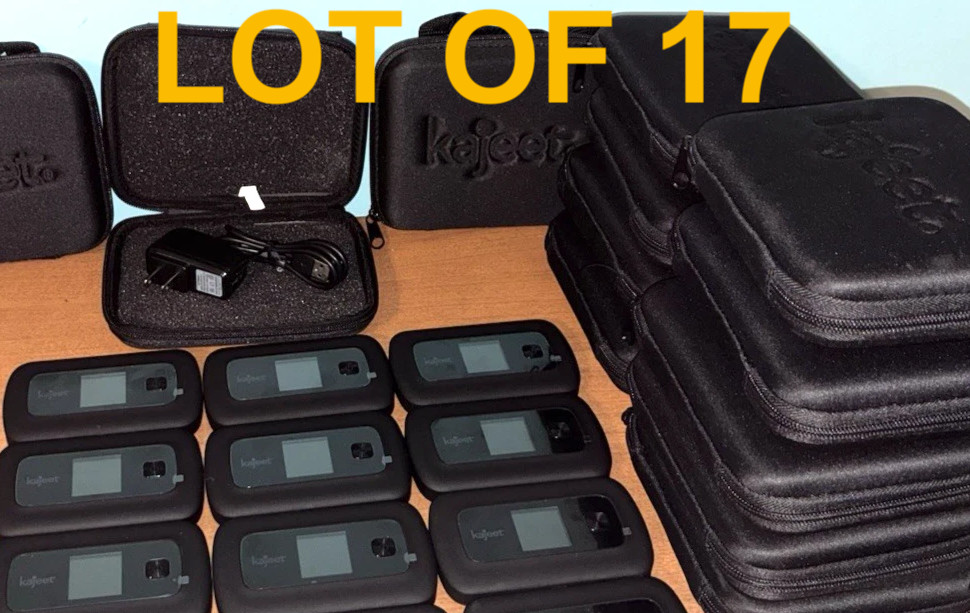 Kajeet RC400L LTE 4G Hotspot w/ Battery (Health Unknown)No SIM Lot of 17 w/ Case
