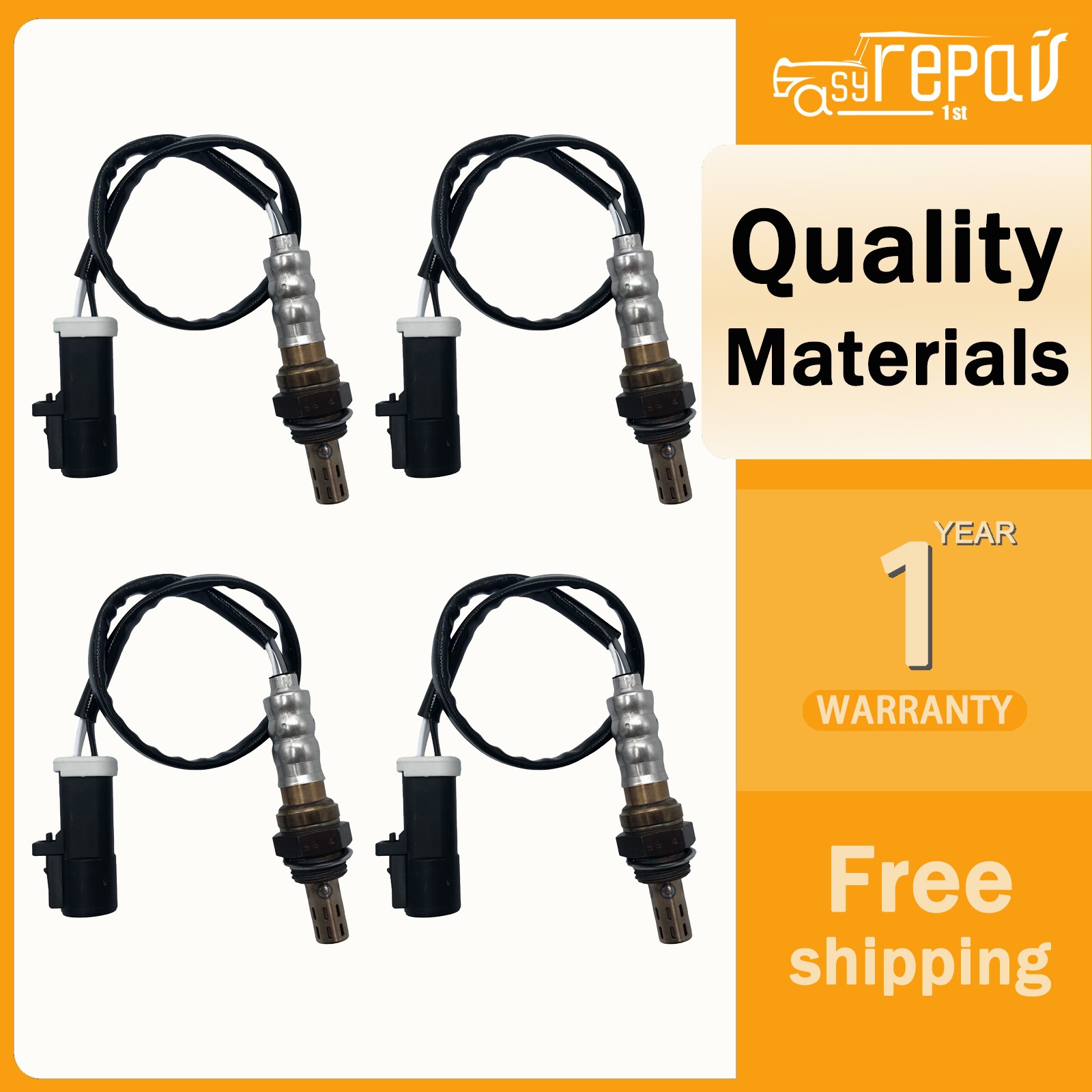 4X Oxygen Sensor Compatible with 1999-2011 Ford Expedition Up+Downstream