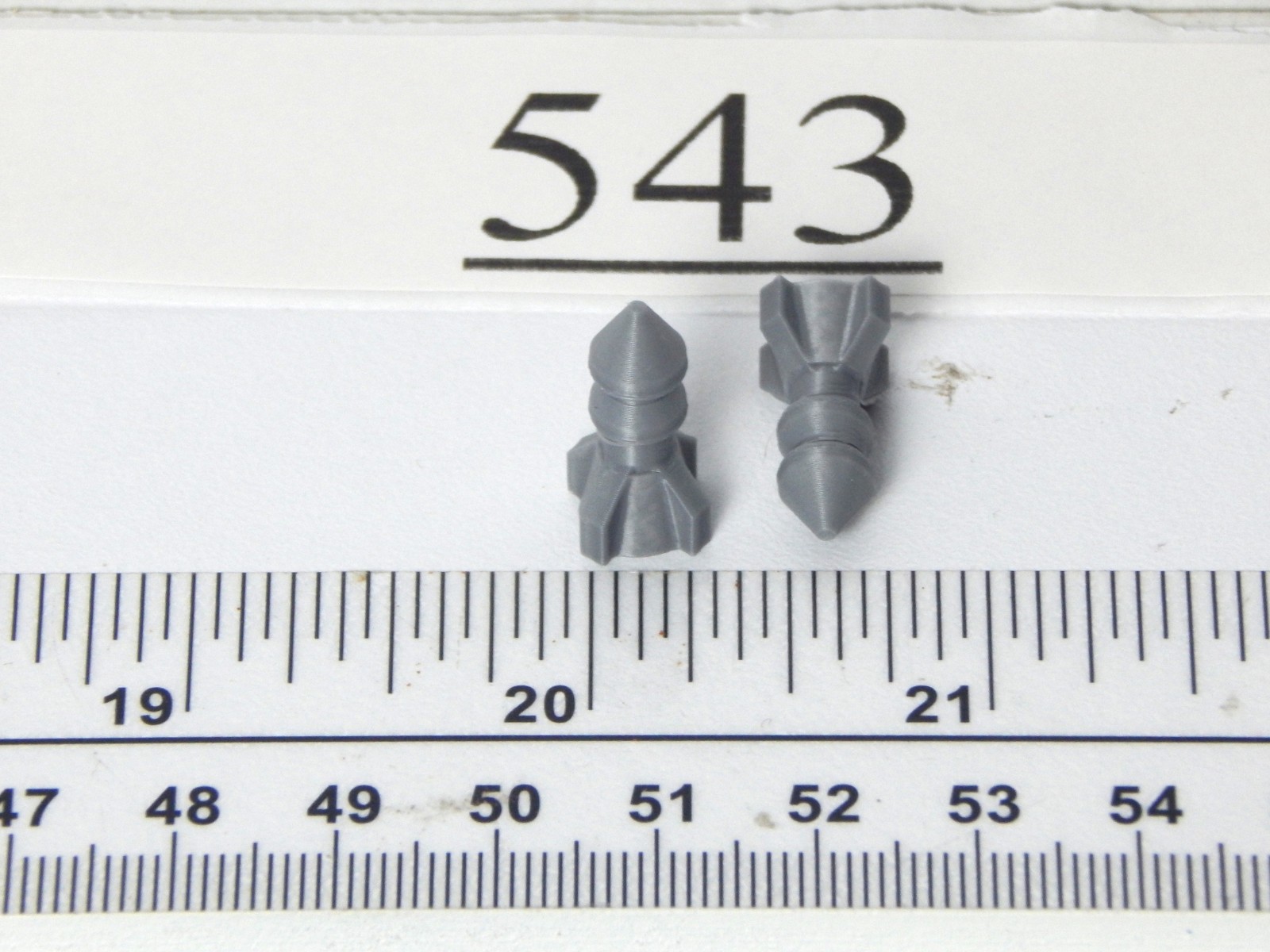1985 M.A.S.K | Replacement Parts THUNDERHAWK Rocket Bomb Set Custom 3D Repro