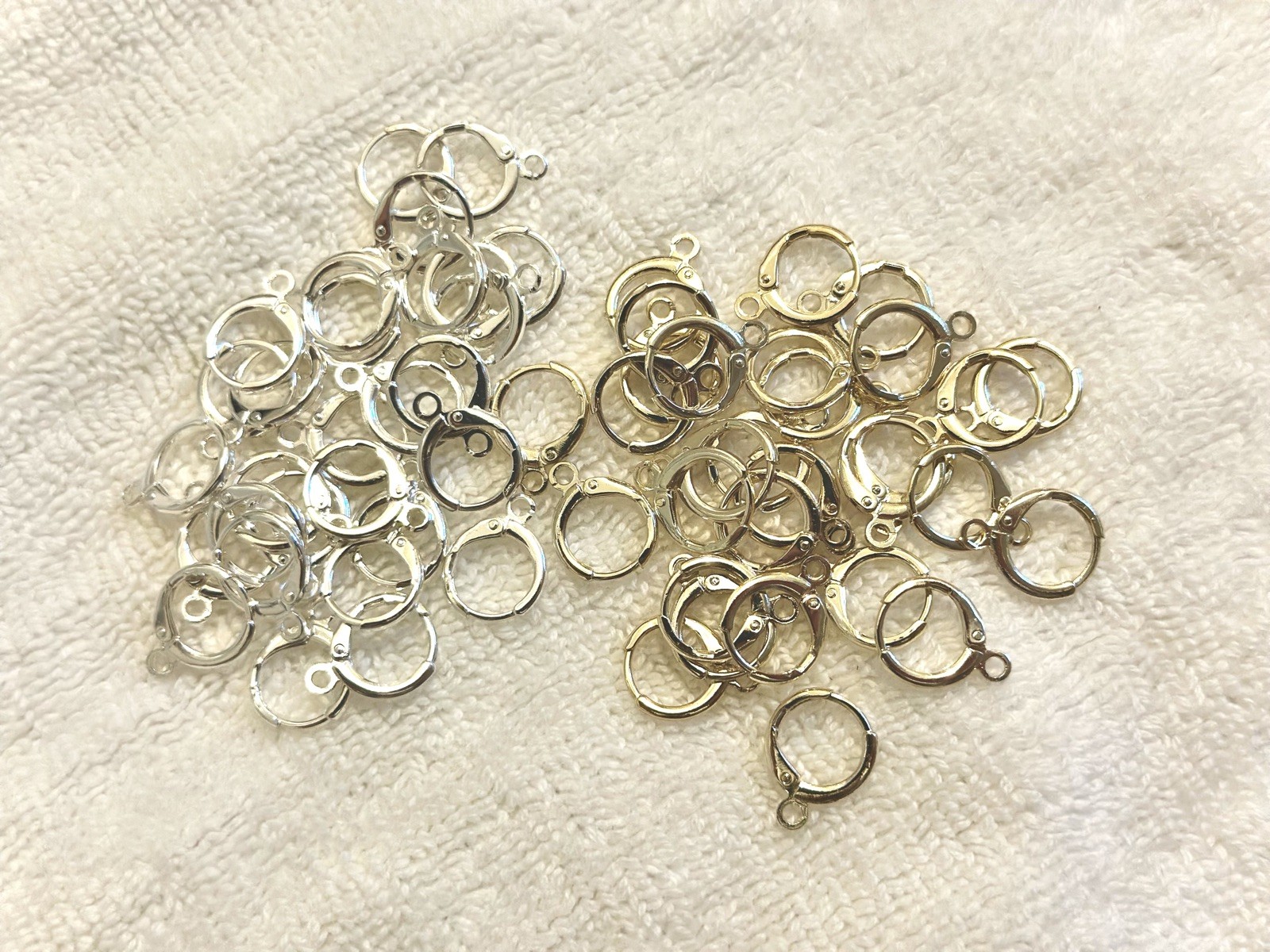 Lever Back Earring Hooks For Jewelry Making 60 pcs  ❤️