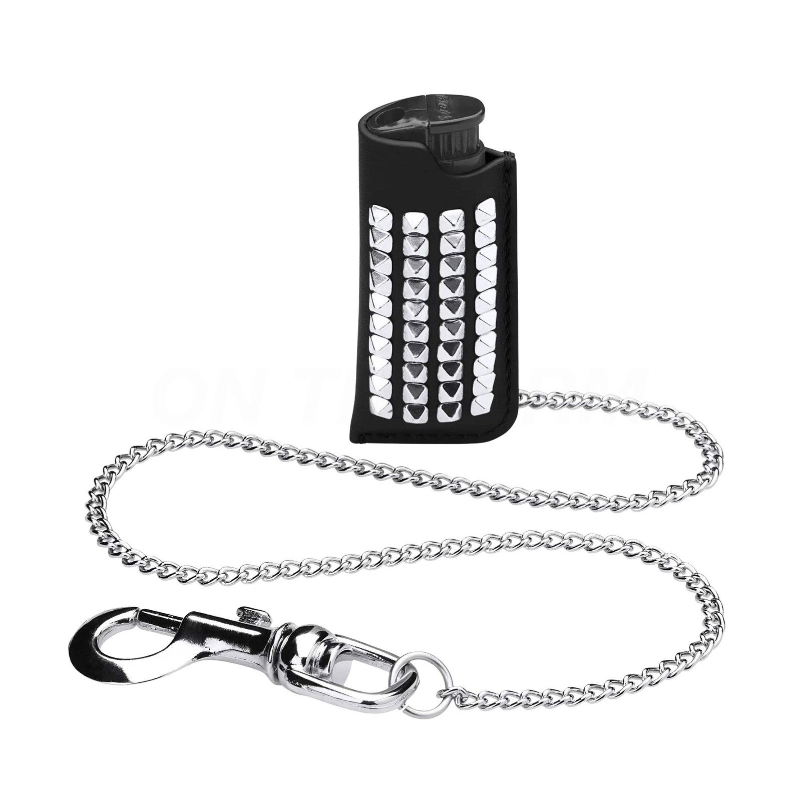 Supreme Black Studded Leather Lighter Holder BRAND NEW