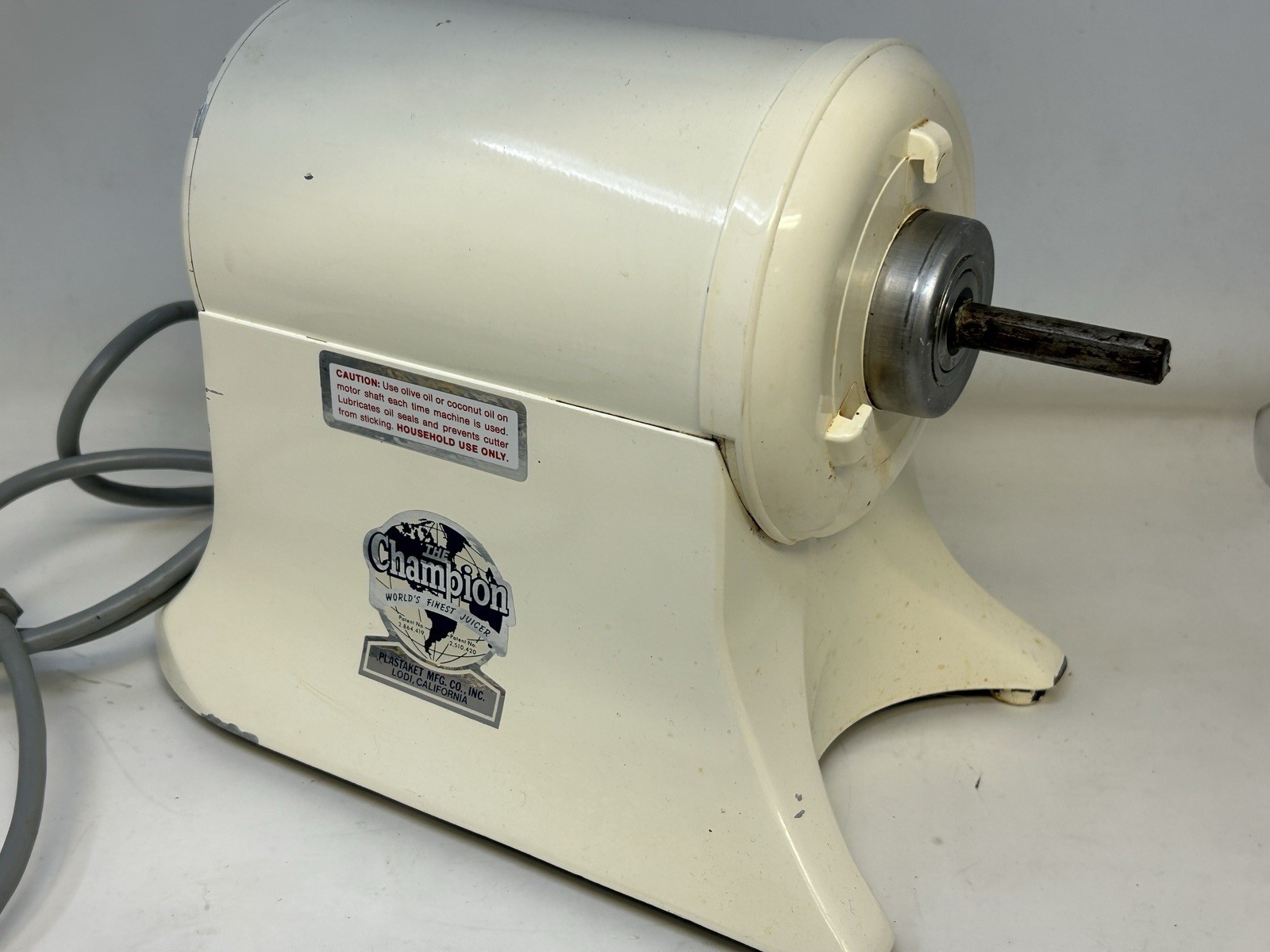 The Champion Juice G5-NG-853S Replacement Motor Base ONLY - Tested & Working