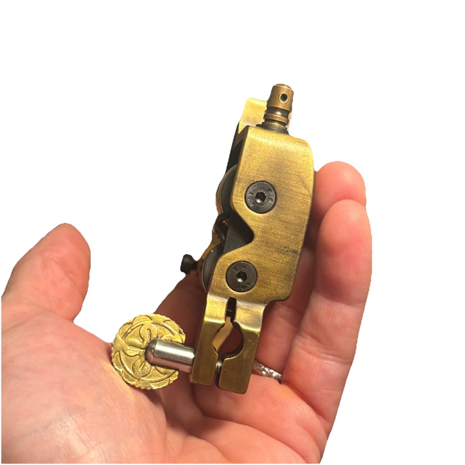 Thomas Supply Hand engraved Compass Brass Tattoo Machine