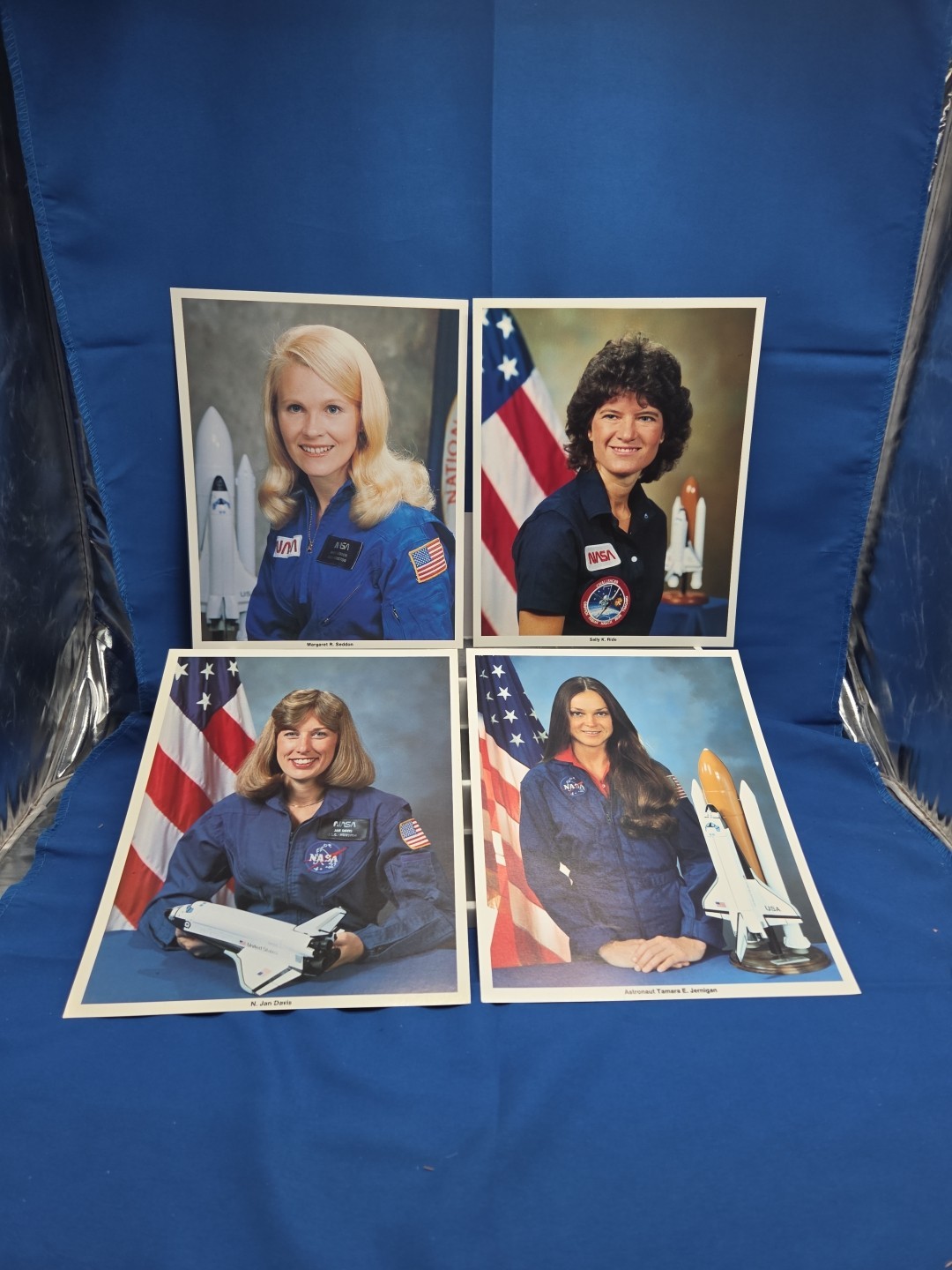 NASA WOMEN 4 PHOTOS Seddon Ride Davis Jernigan 8x10 Space Astronauts USA