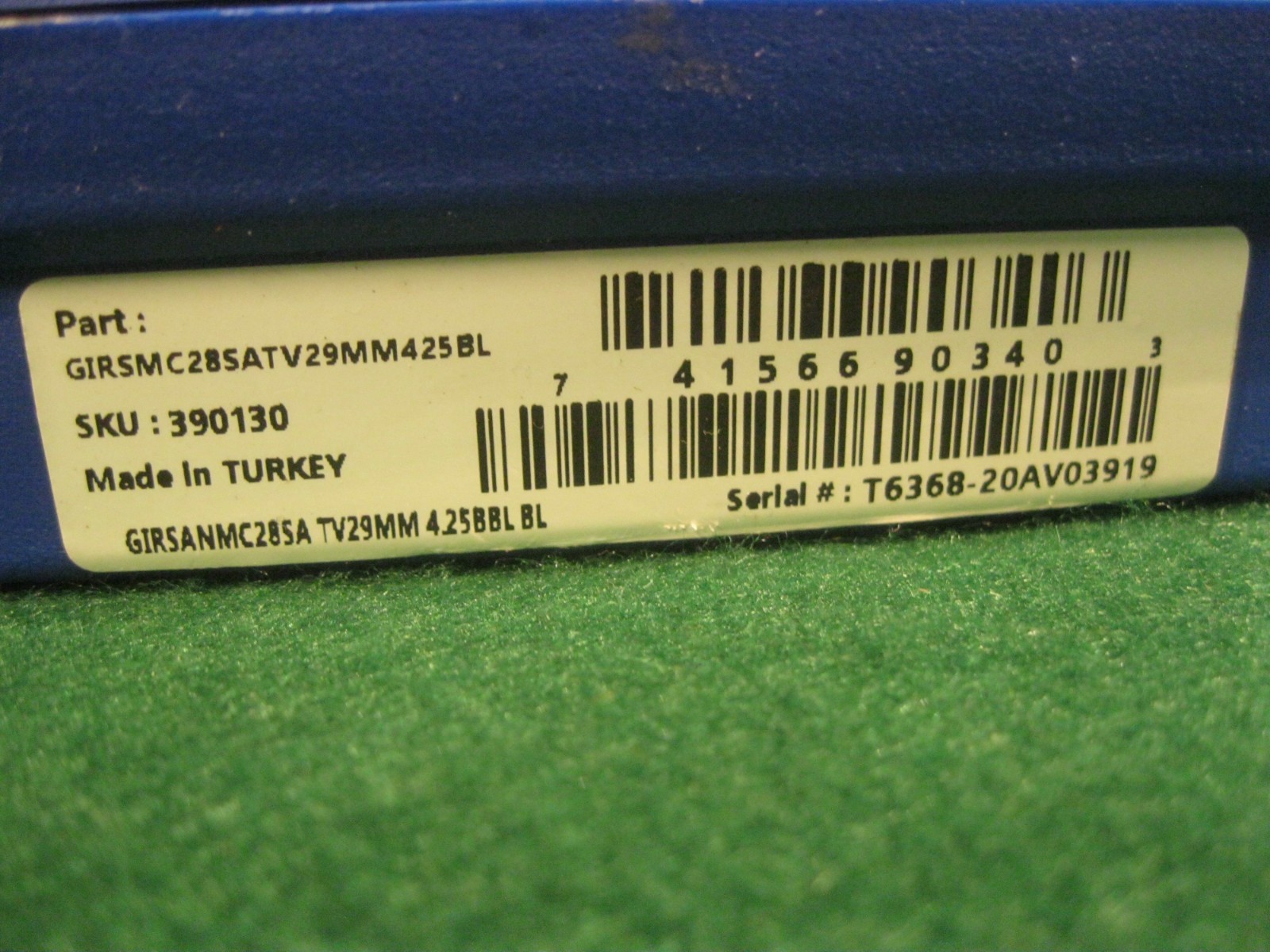 Girsan MC285A 9mm Case, Empty Box Side Label, Lock, Grips, Brush*