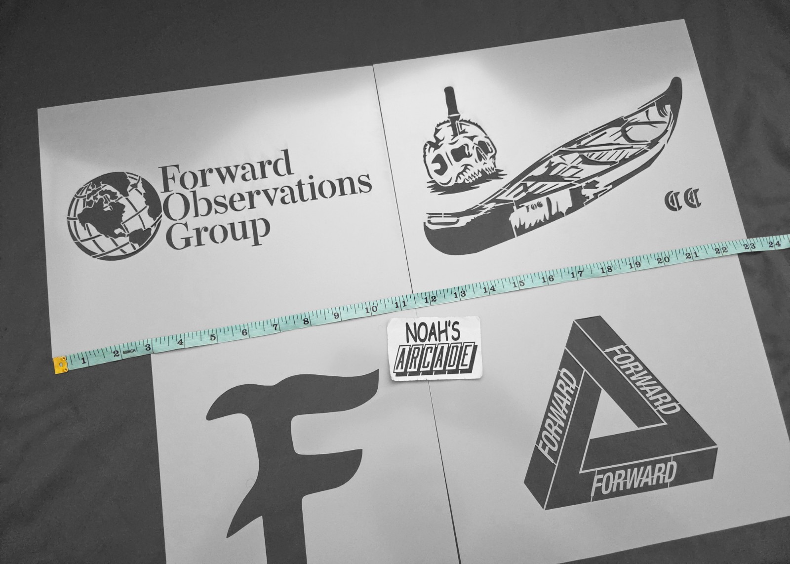 Authentic Forward Observations Group OG Stencil Pack V1 FOG SUPDEF DEVGRU SEAF