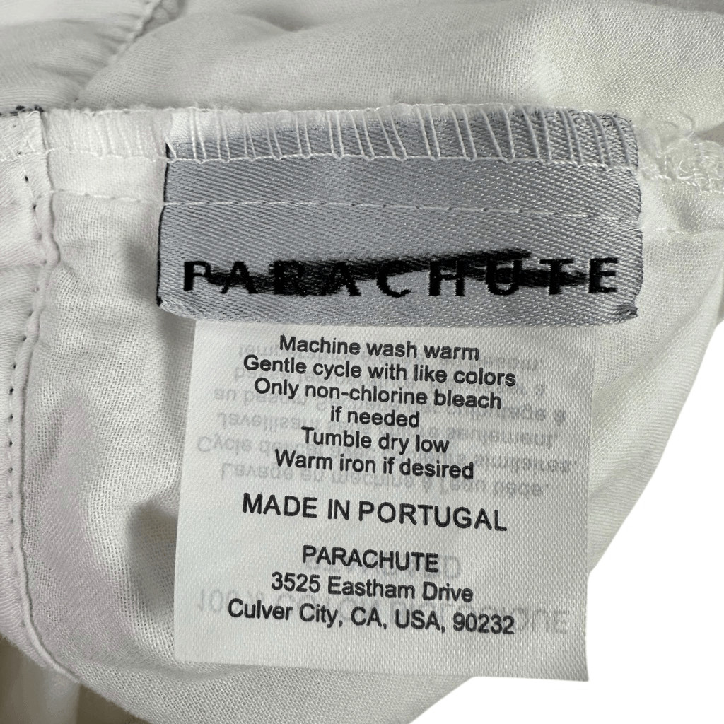 PARACHUTE King Size Pillowcase White Black