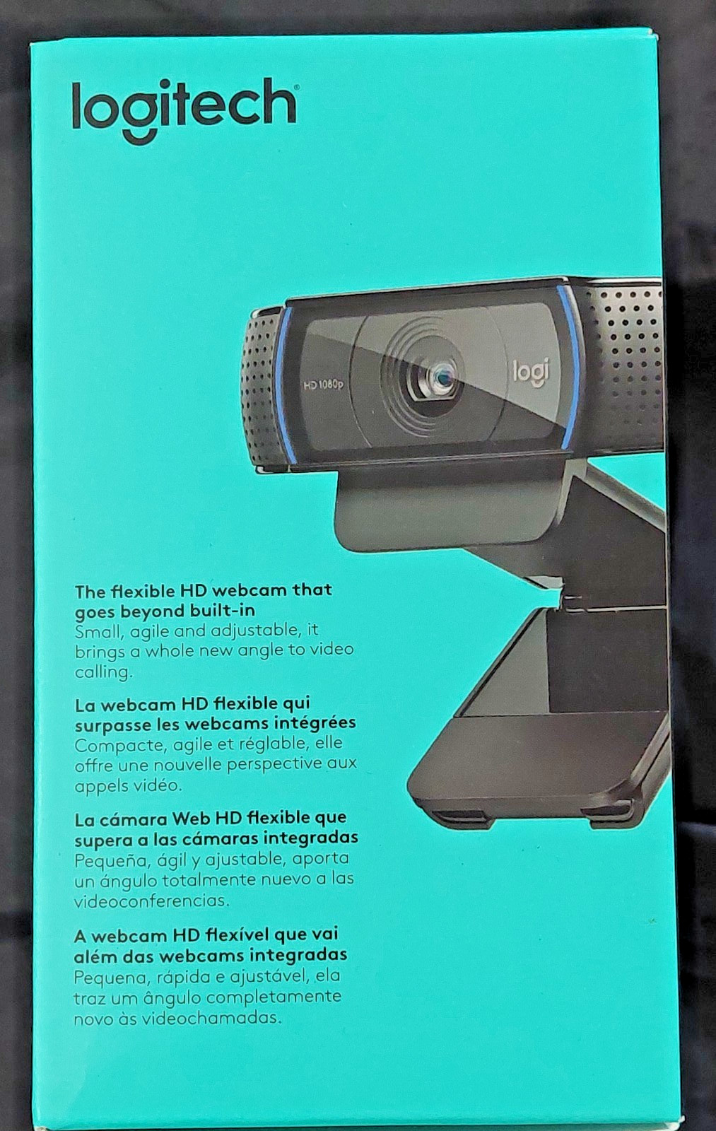Logitech C920 HD Pro Webcam 1080p Full HD USB Web Camera w/ Mic – Black