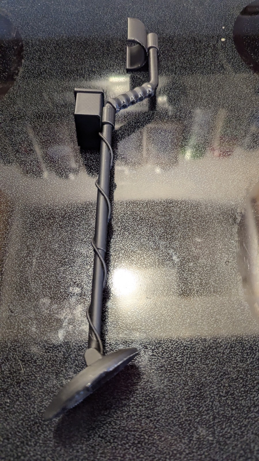 Custom 3D Printed Metal Detector Black Plastic For Detectorists