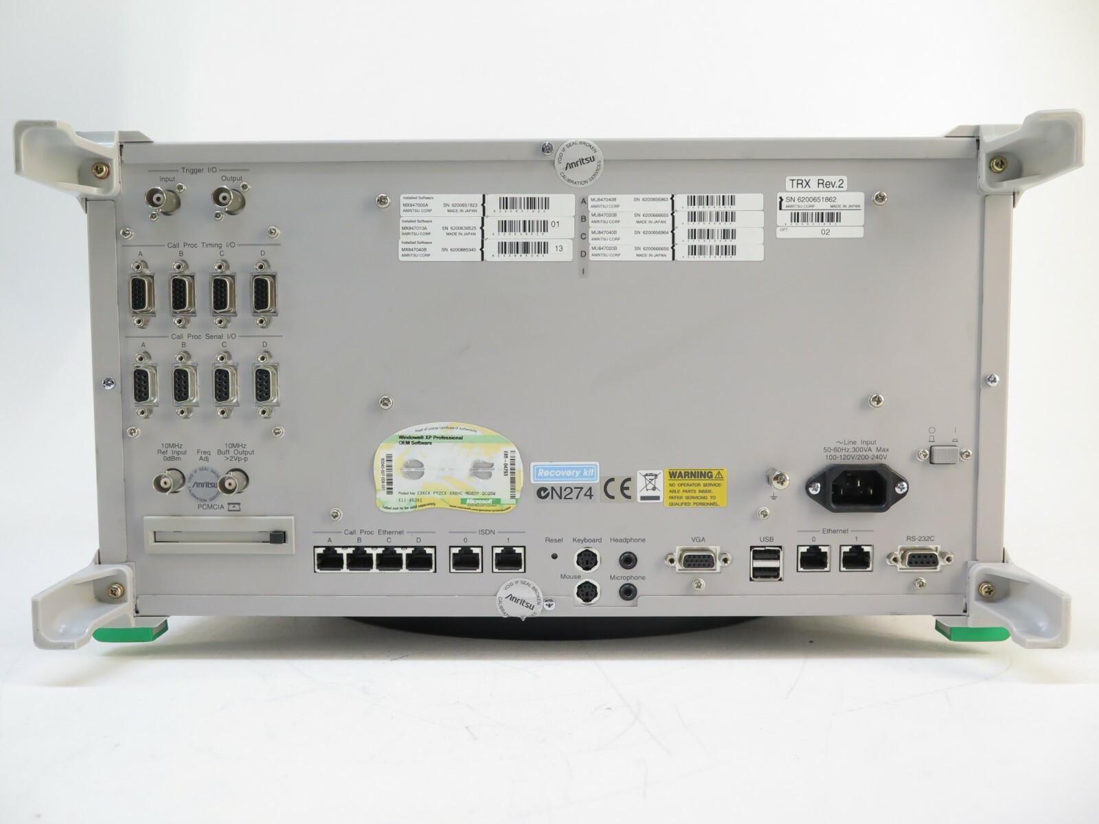 Anritsu MD8470A Signaling Tester With Option 01, 02, 13 and Software Options