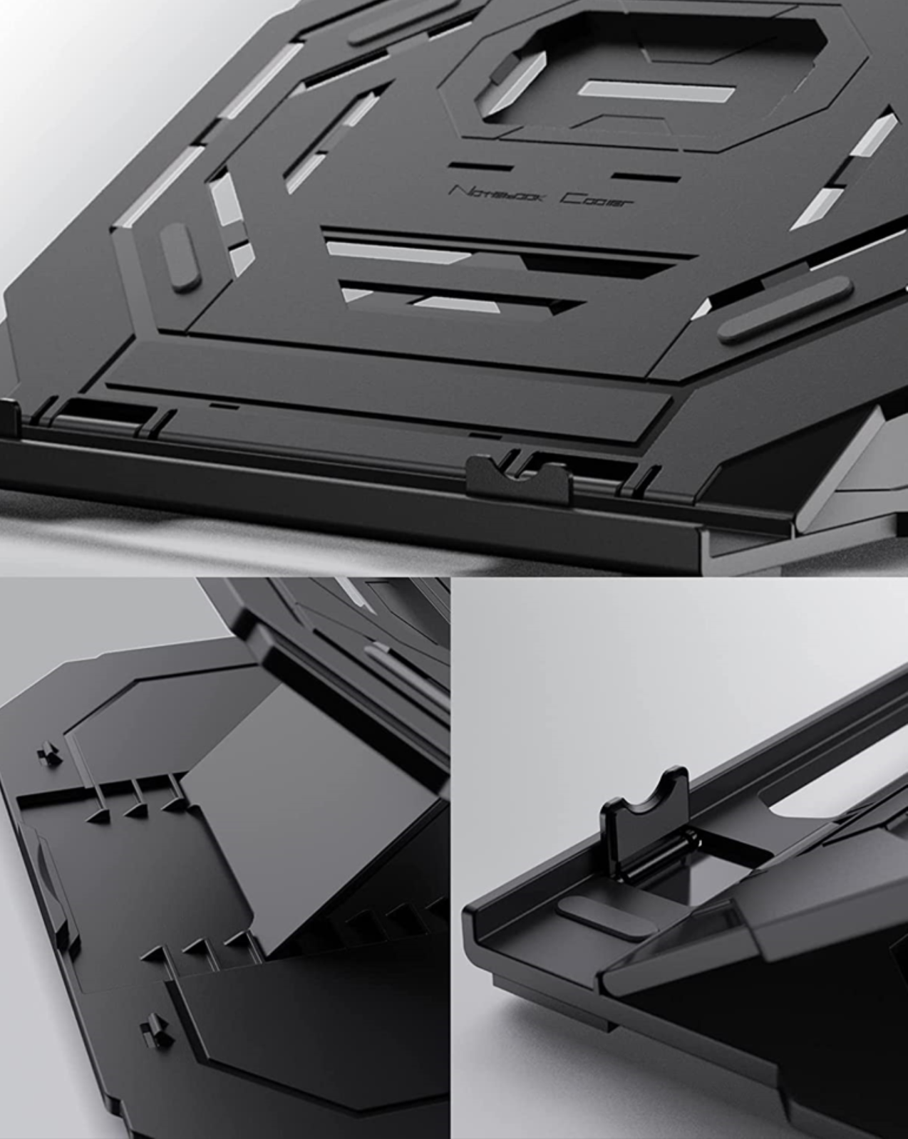Laptop Stand for Desk Ergonomic Multi Angle Adjustable Height Portable Foldable