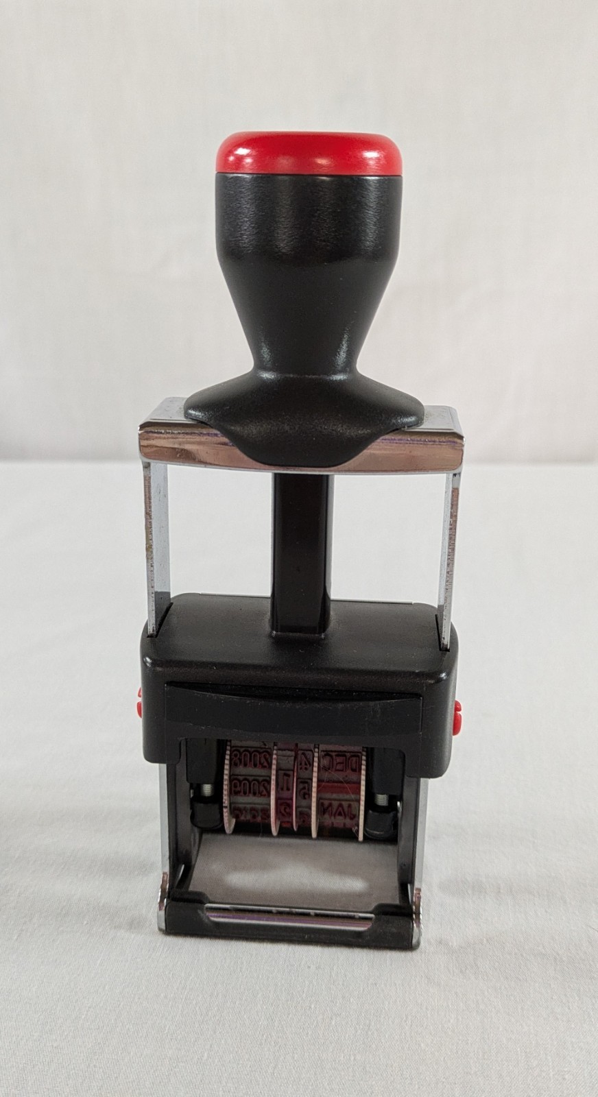 2000 PLUS SELF INKING DATE ENTERED STAMP dates 2005 to 2010 Adjustable Red Ink