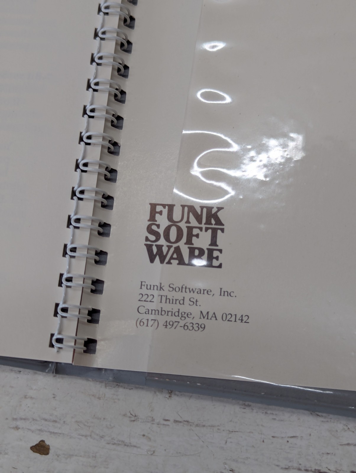 Sideways Version Apple II PC by Funk Software spreadsheets print - Floppy Disc