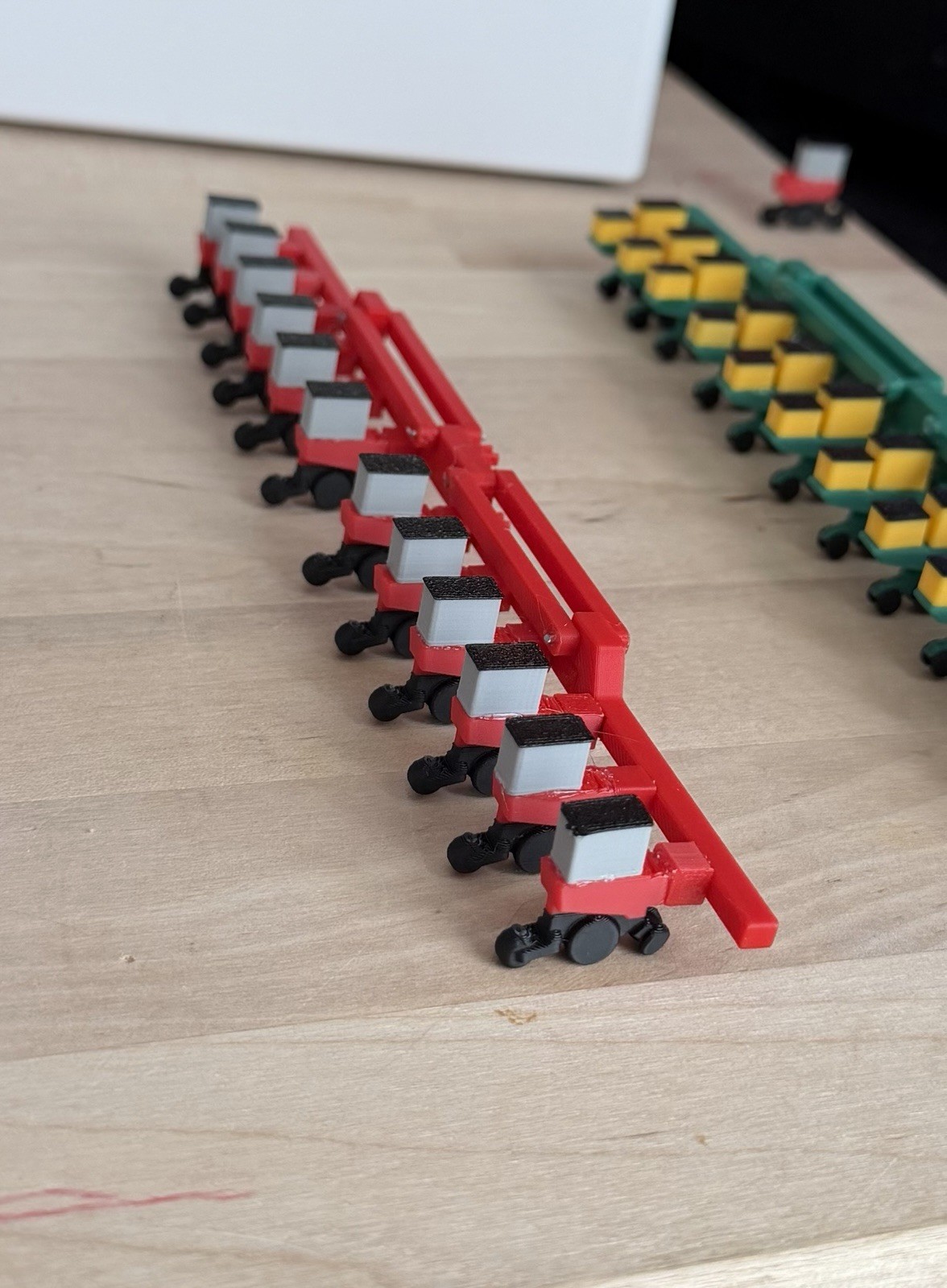 1/64 Scale Red Stackfold 12 Row Planter Kit - Custom Farm Toys