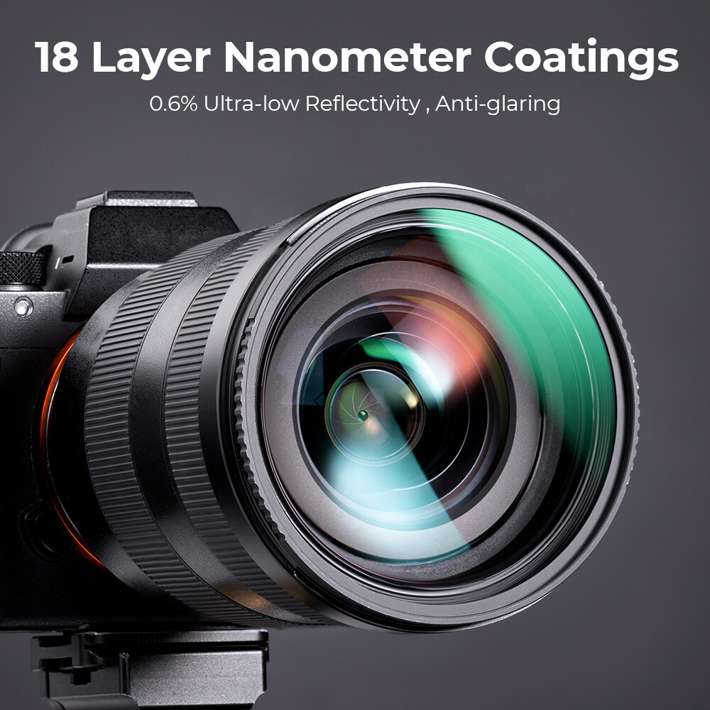K&F Concept MC UV Protection Filter 37/40.5/43/46/49/52/55/58/62/67/72/77/82MM