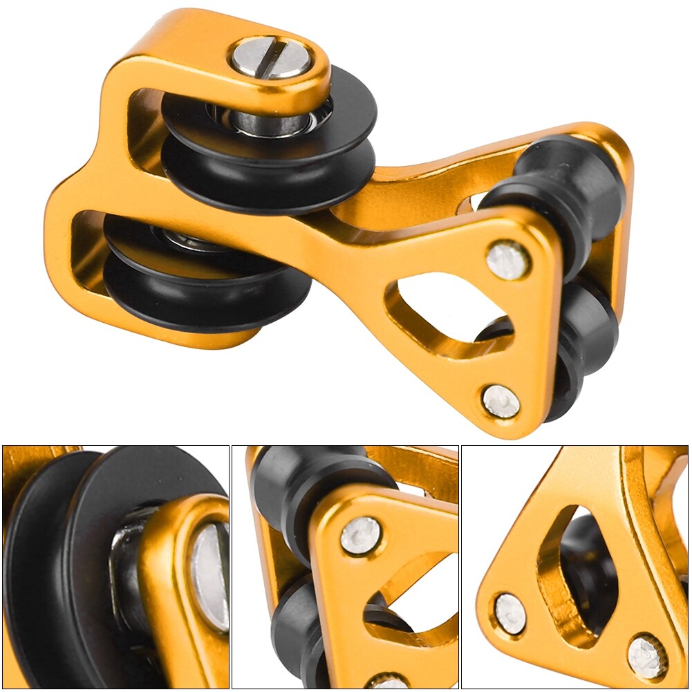 Aluminium Alloy Archery Compound Bow Cable Slide String Splitter Roller