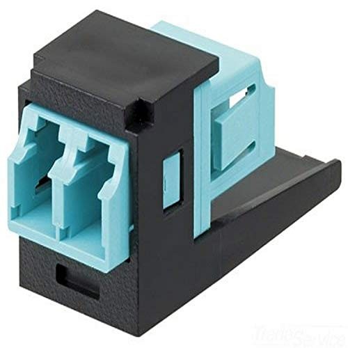 Panduit CMDSAQLCBL Adapter Module LC Duplex MM OM3/OM4 Aqua