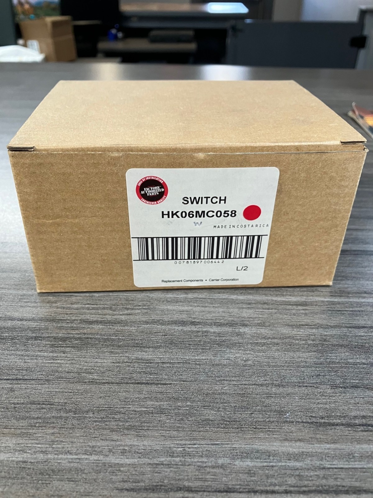 PRESSURE SWITCH HK06MC058 CARRIER BRYANT