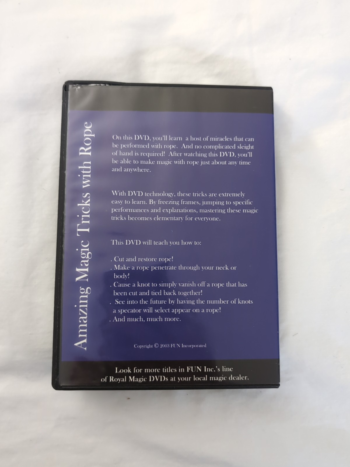 Amazing Magic Tricks with Rope - DVD