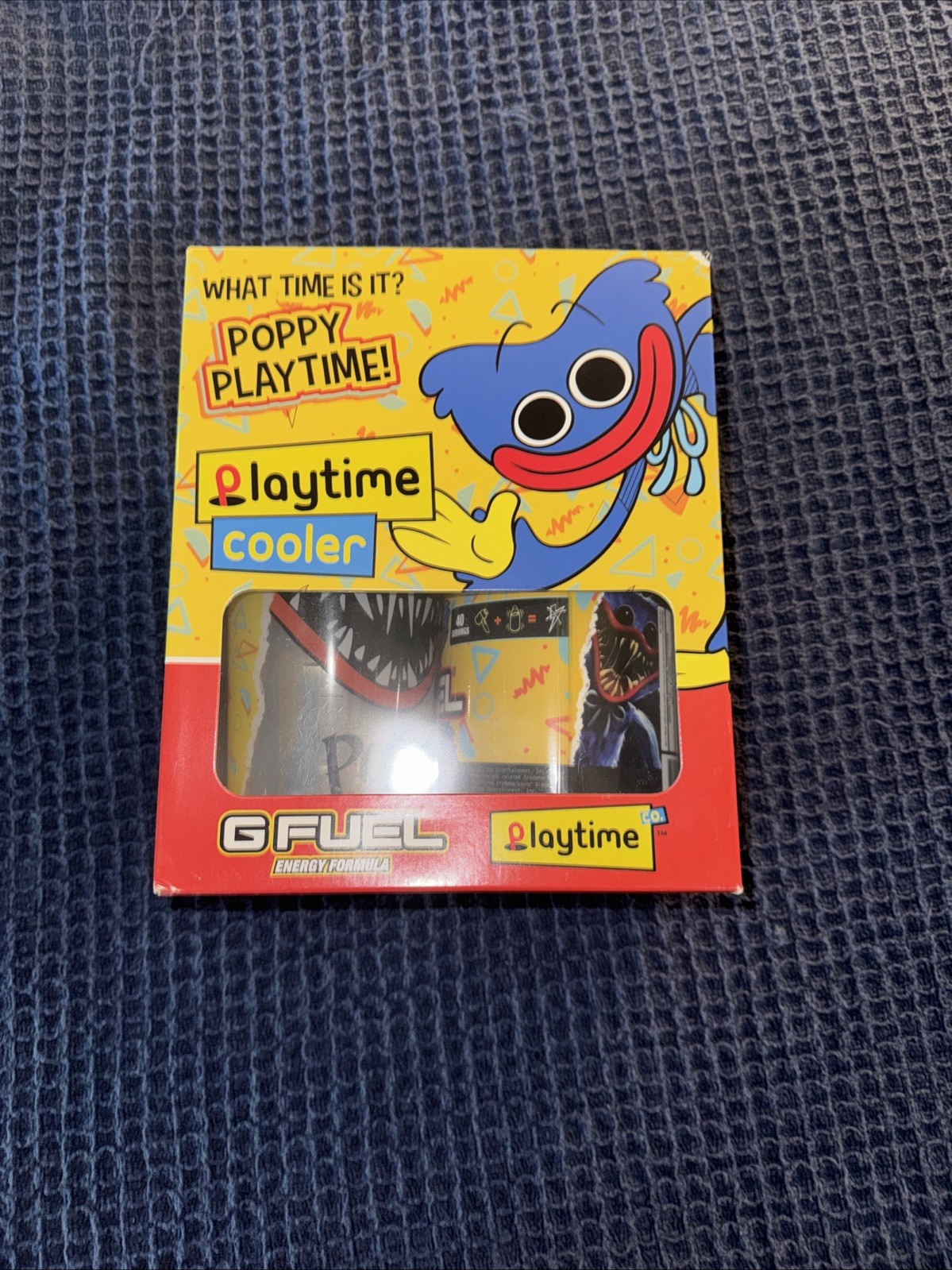 G Fuel Poppy Playtime Collector's Box with Shaker, Tub, and Stickers