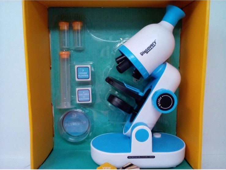 Discovery #MINDBLOWN 1200X, 600X, 300X Microscope 41-Piece Experiment Lab New