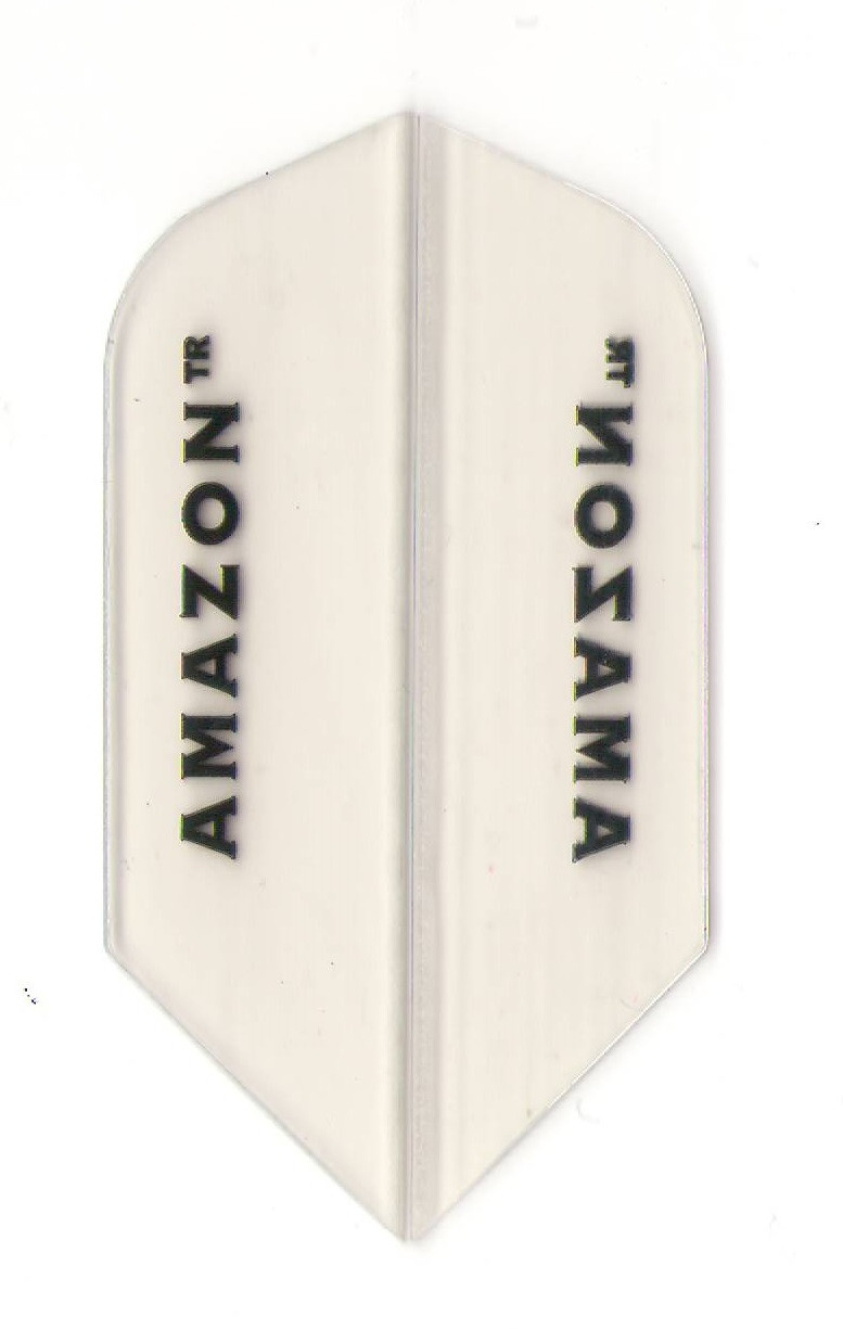 New Slim Darts Flights 3 Set of 3 CLEAR Ruthless Amazon For Steel or Soft Tip