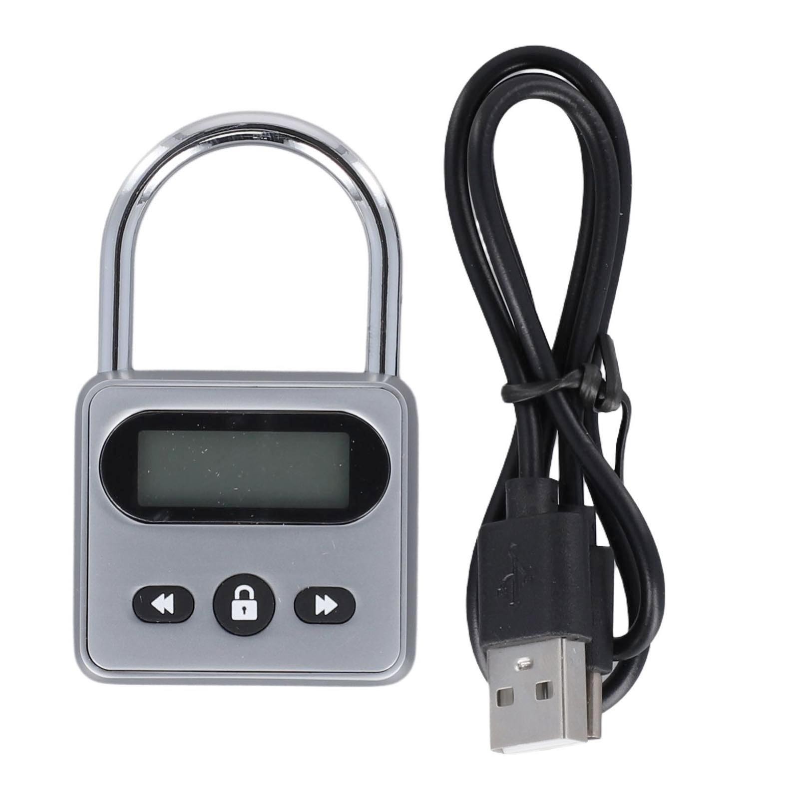Duty Timer Lock With LCD Display Outdoor Safe 999 Hours Timing