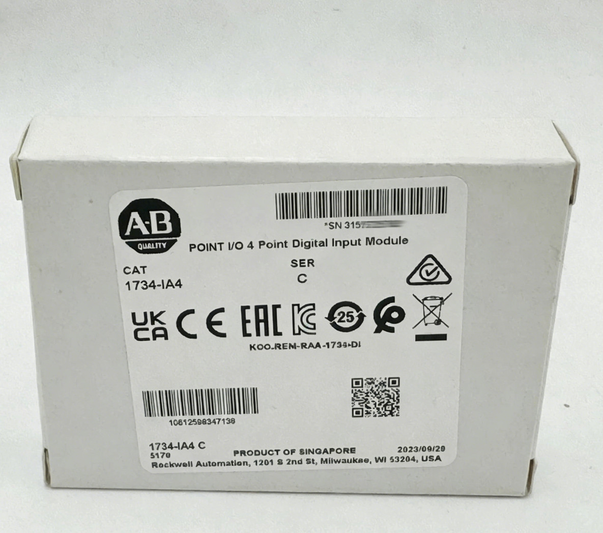 New Allen Bradley 1734-IA4 POINT I/O 4 Point Digital Input Module