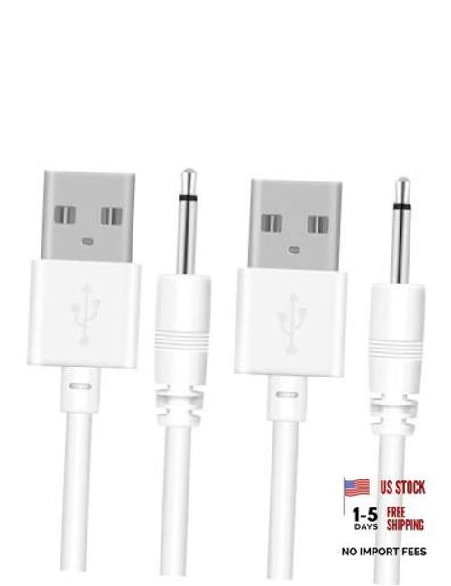 DC Charging Cable, 2.5mm Vibrators Charger Cord, 2.7ft Fast USB DC Charger