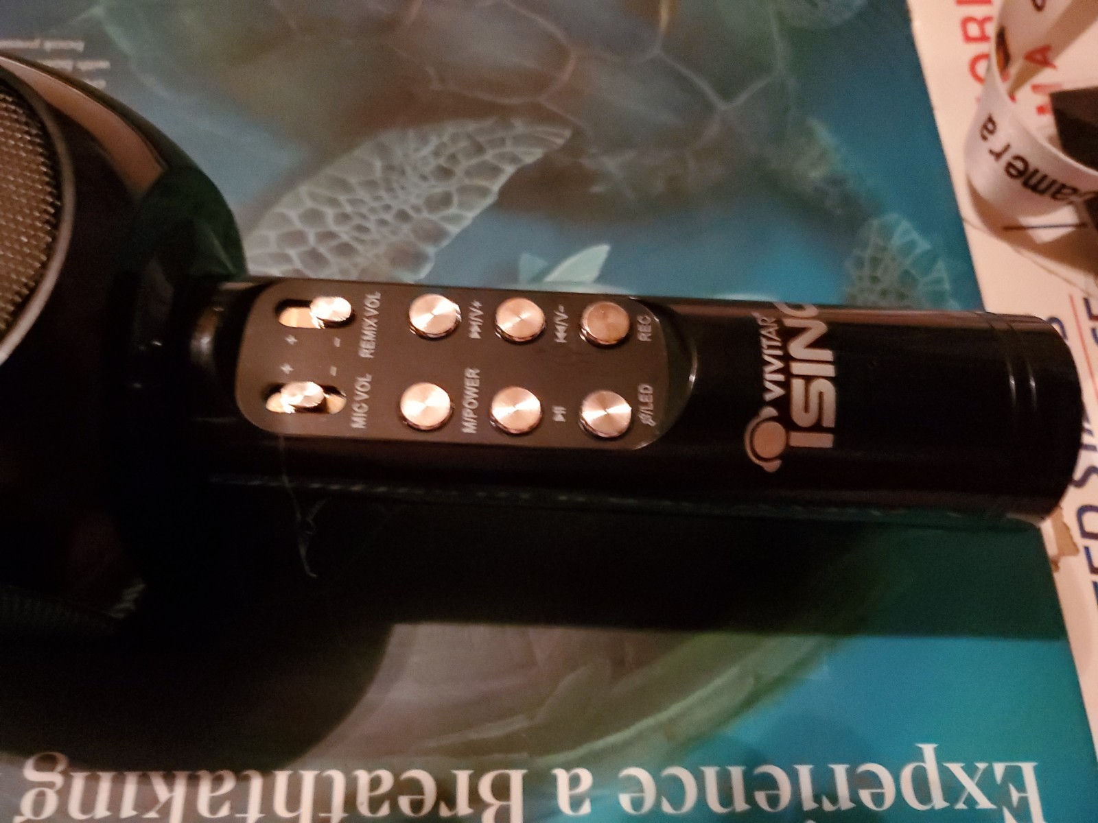 Vivitar Ising Karaoke Bluetooth Light Up Wireless Mic