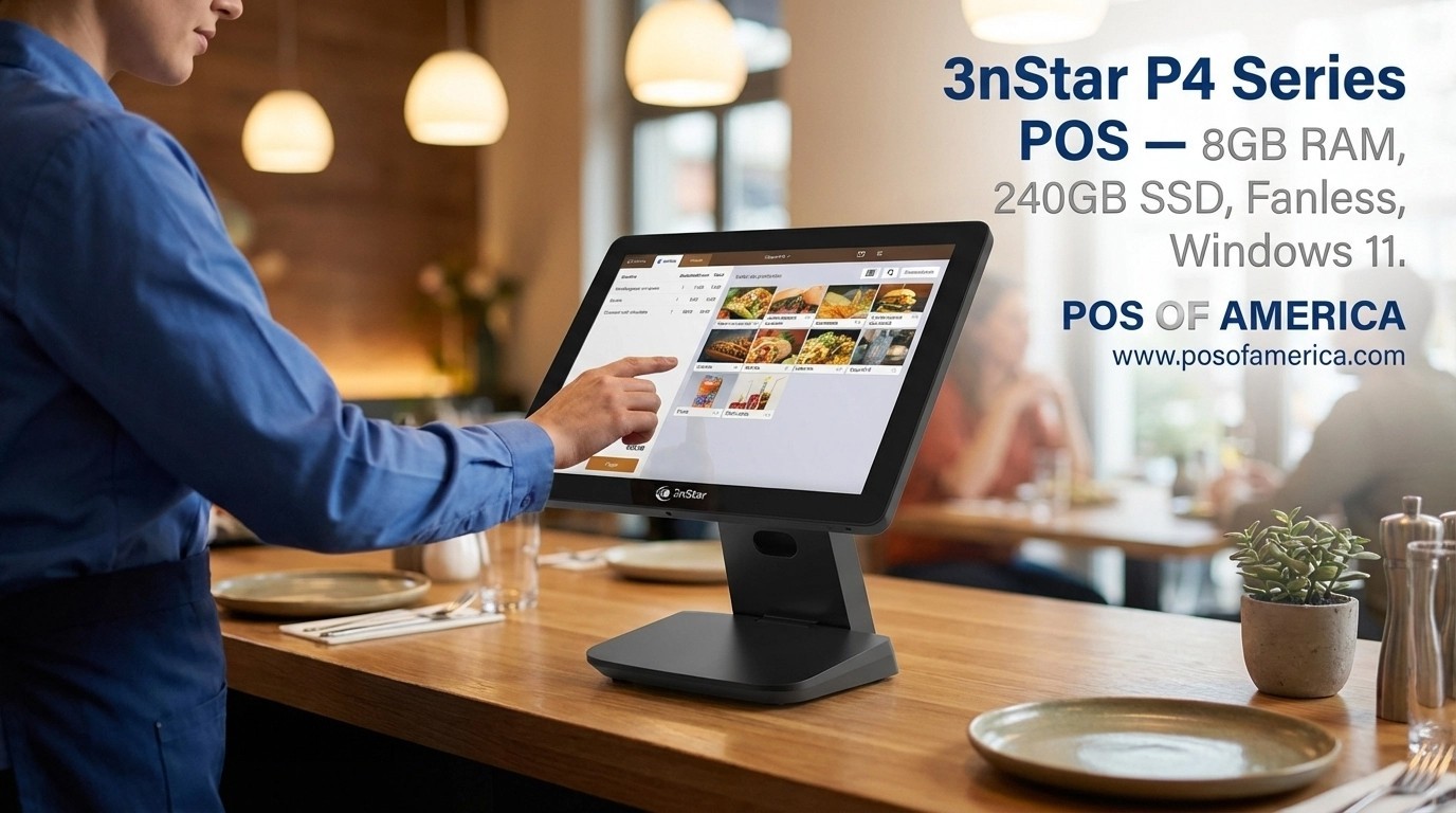 3nStar Point of Sale All-In-One P4 N95 8GB RAM 240GB SSD 1920 x 1080 Windows 11