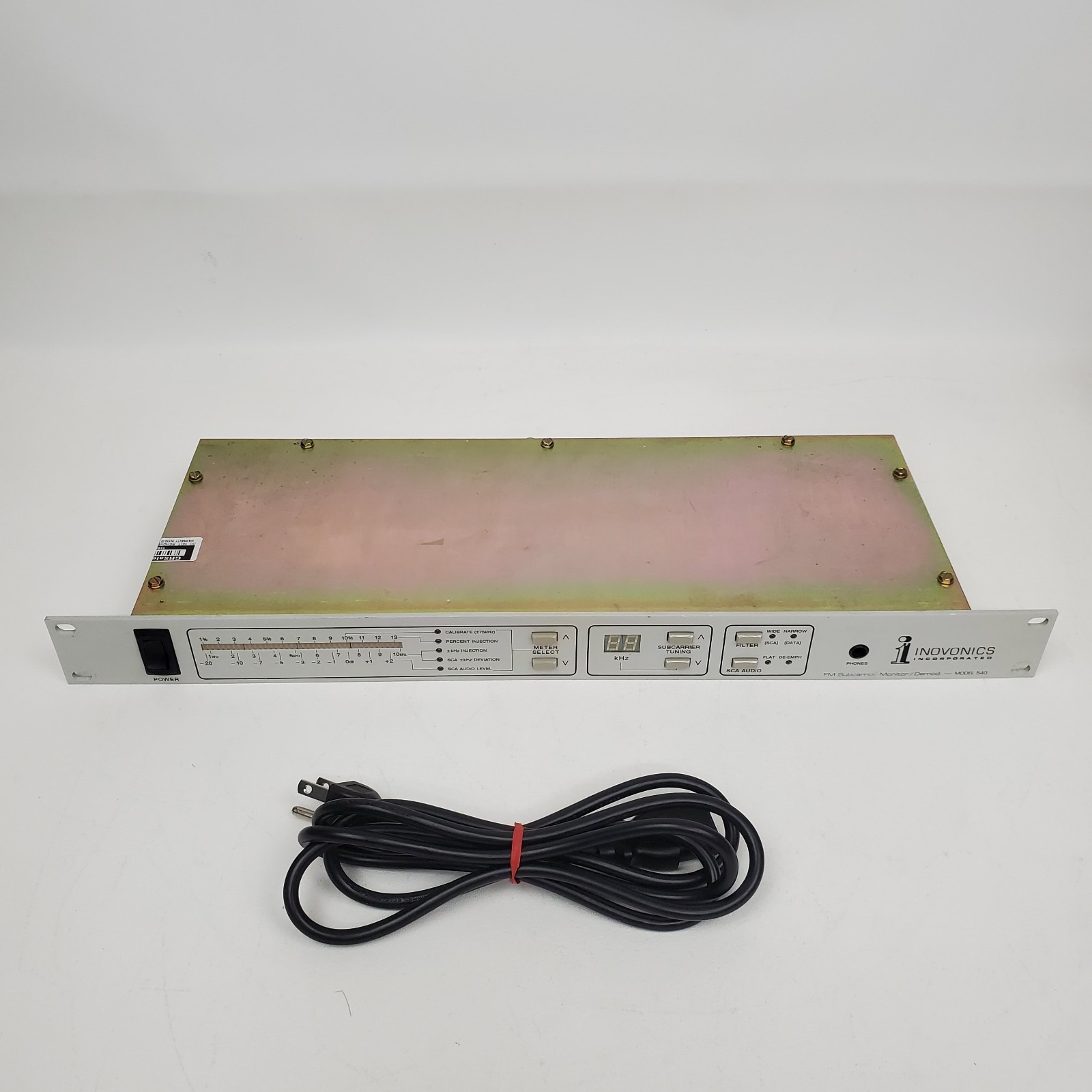 Inovonics Model 540 FM Subcarrier Monitor