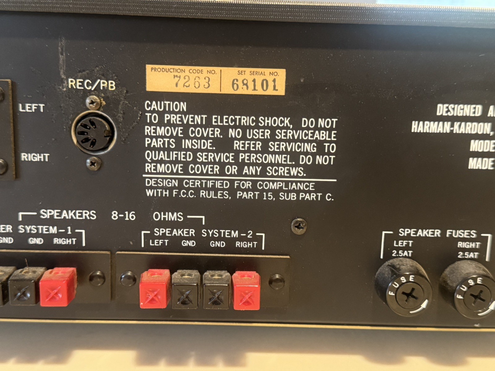 Harman Kardan 430 Tested and Working Perfectly