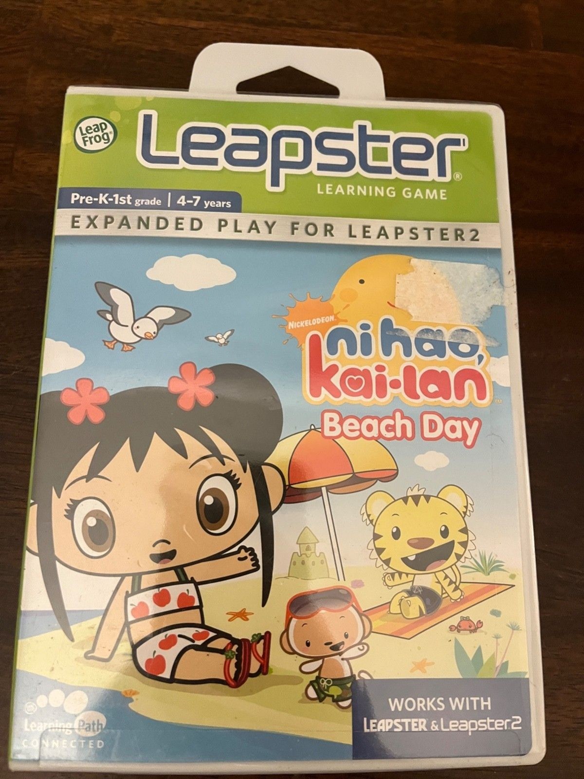 New Leapster Ni Hao Kai-Lan Beach Day Leapster 1 & 2 Pre-K to 1st Grade (4-7)