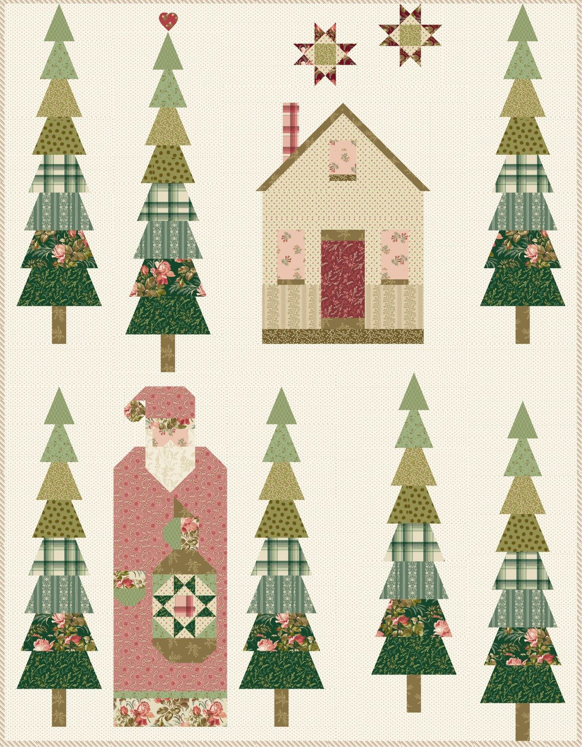 Silent Night Quilt Pattern by Edyta Sitar