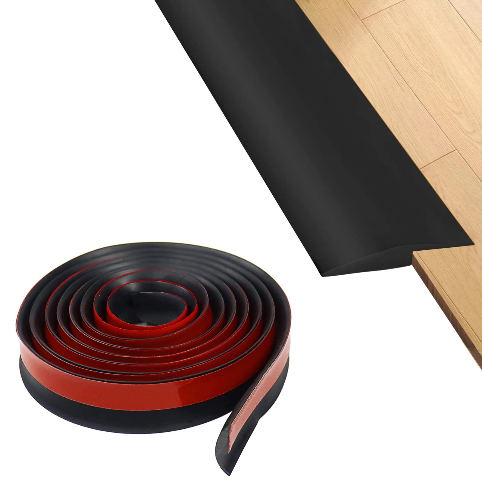 Floor Rubber Transition Strip Self Adhesive Carpet to Tile Transition Strip Edgi