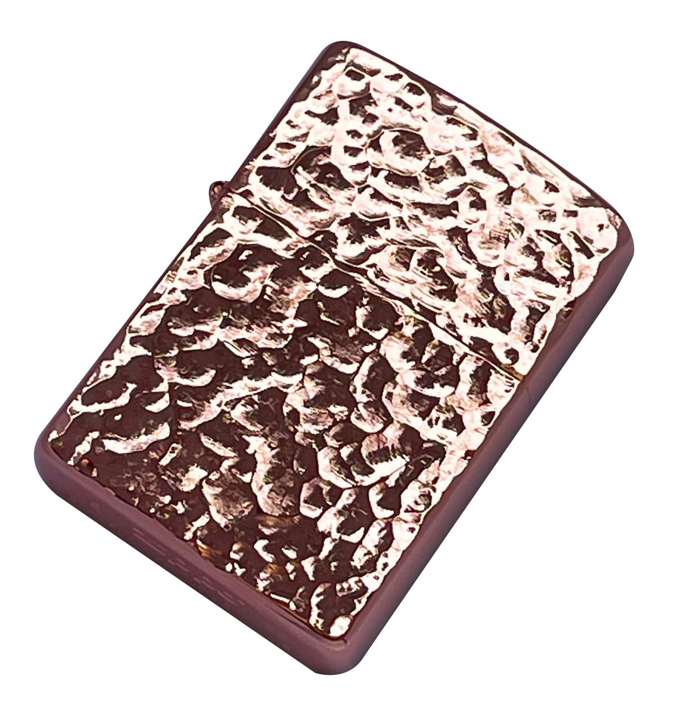 ZIPPO Copper Plated Oil Lighter Double Engraved Brass Windproof New in Box