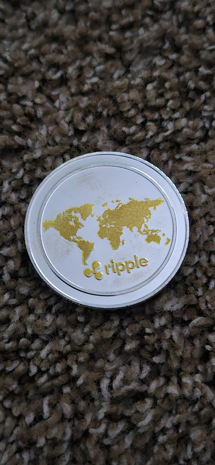 Ripple XRP Crypto-Collectible Coins Gold & Silver Color Set for Collectors