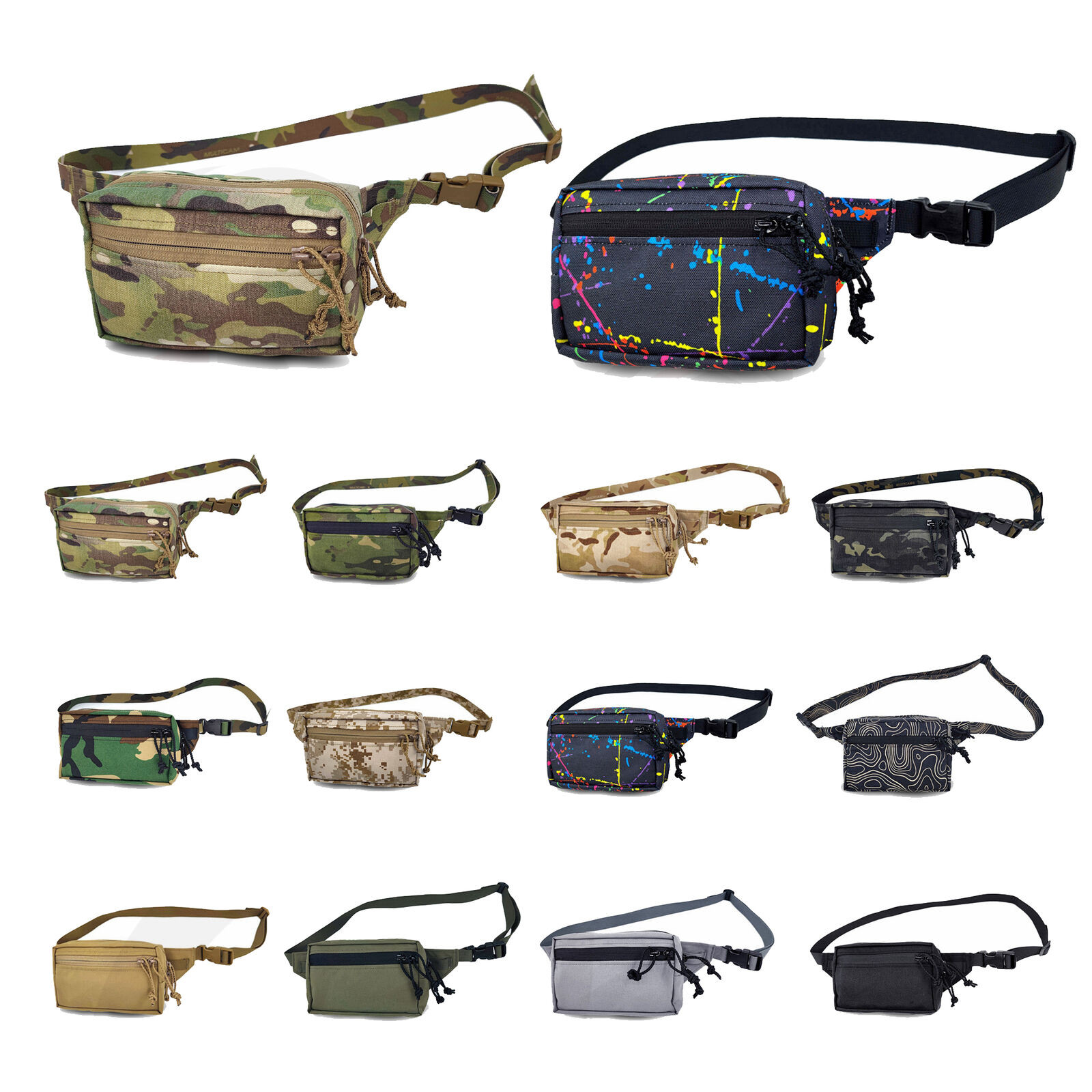 Tactical SS Fanny SACK Mk3 Crossbody Bag Traveling Waist Bag